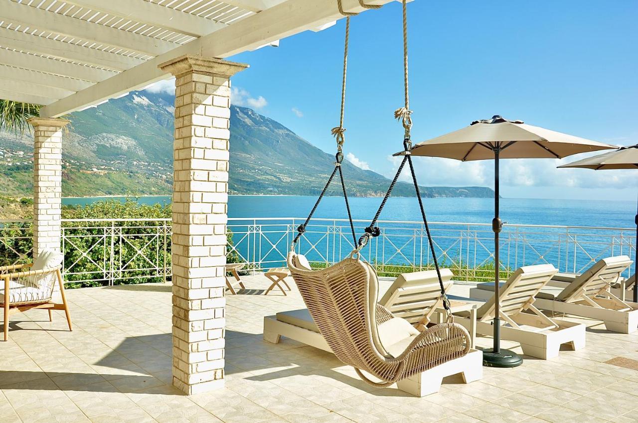 Stone Villa Kefaloniaprivatevillas Trapezaki  Ngoại thất bức ảnh