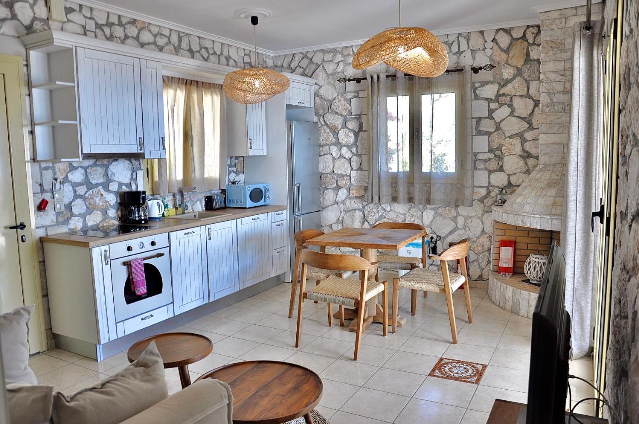 Stone Villa Kefaloniaprivatevillas Trapezaki  Ngoại thất bức ảnh