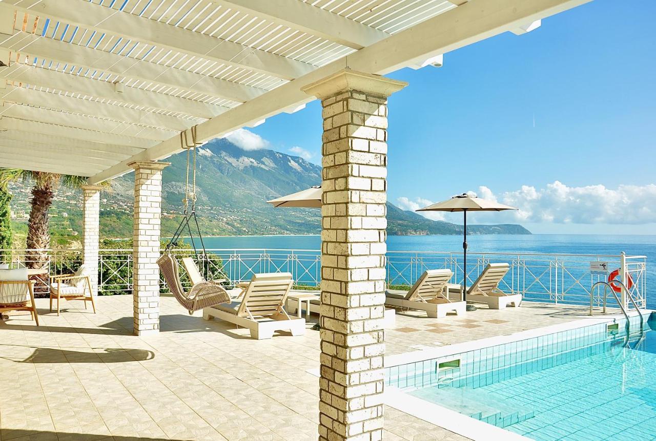 Stone Villa Kefaloniaprivatevillas Trapezaki  Ngoại thất bức ảnh